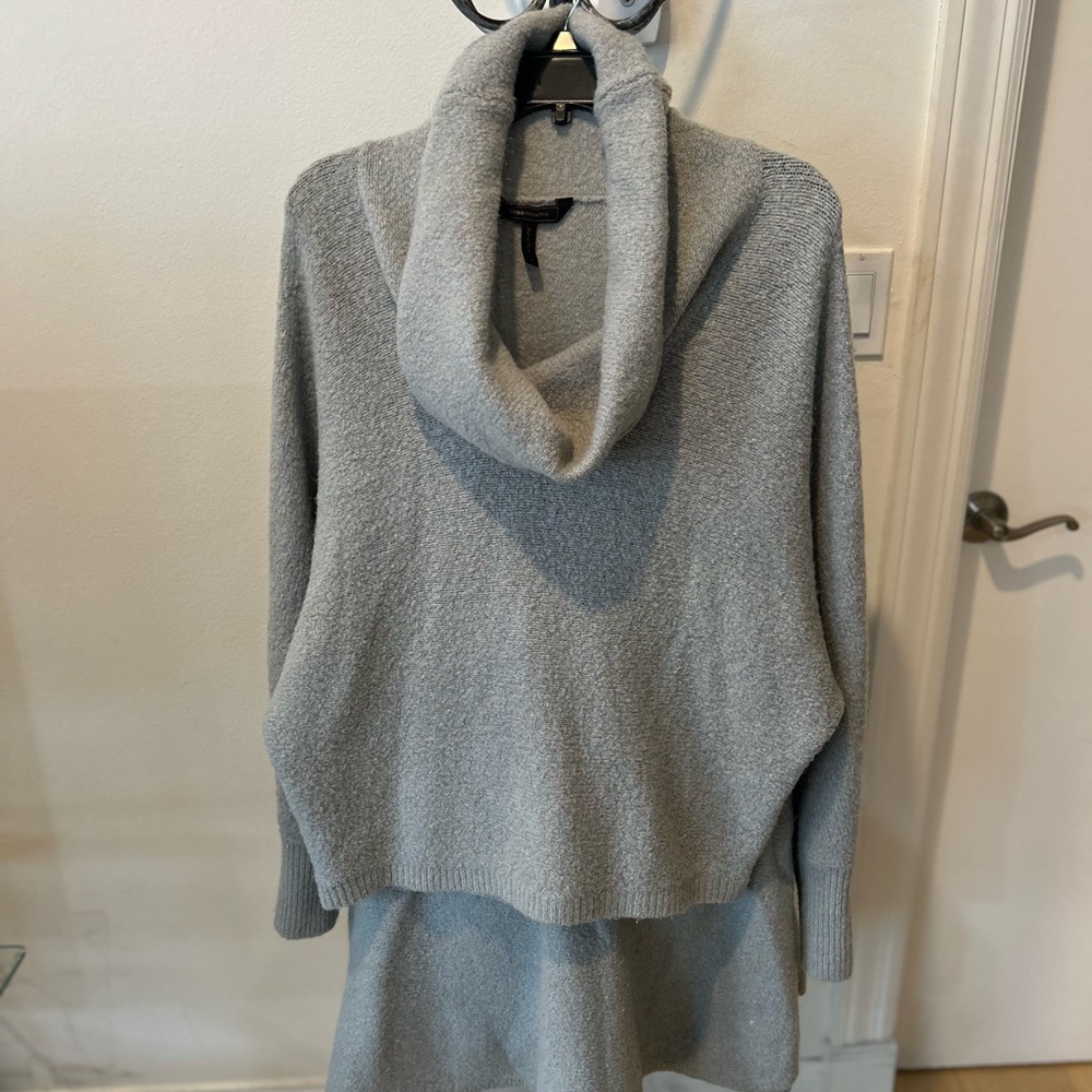 BCBGMaxAzria Gray Jumpsuit with Relaxed Fit